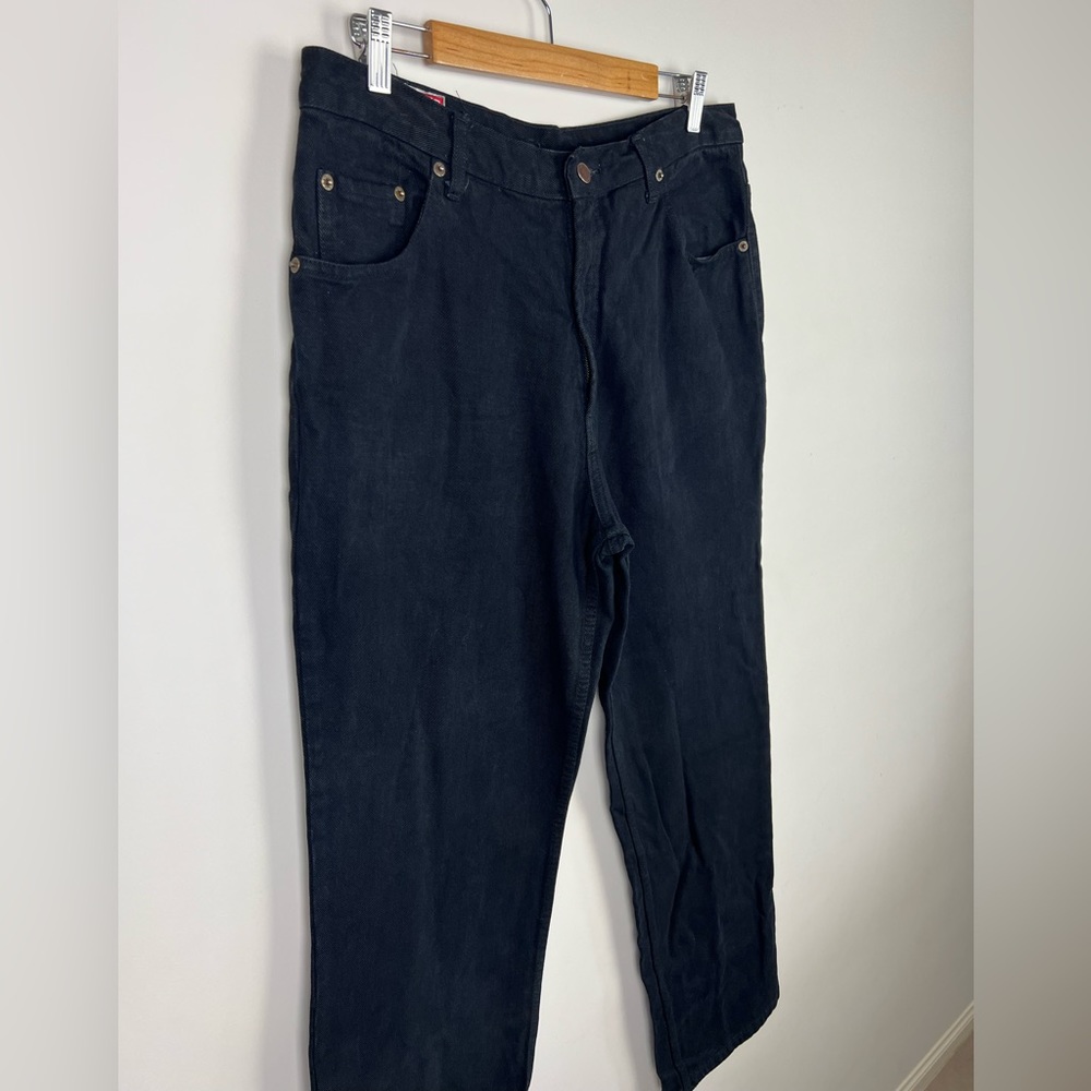 Levi’s 501 Men’s Denim Jeans Black Straight Leg Size 34W 32L *read description* - Picture 5 of 13